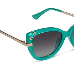 Disney Princess Jasmine Sunglasses | Teal & Grey Gradient 