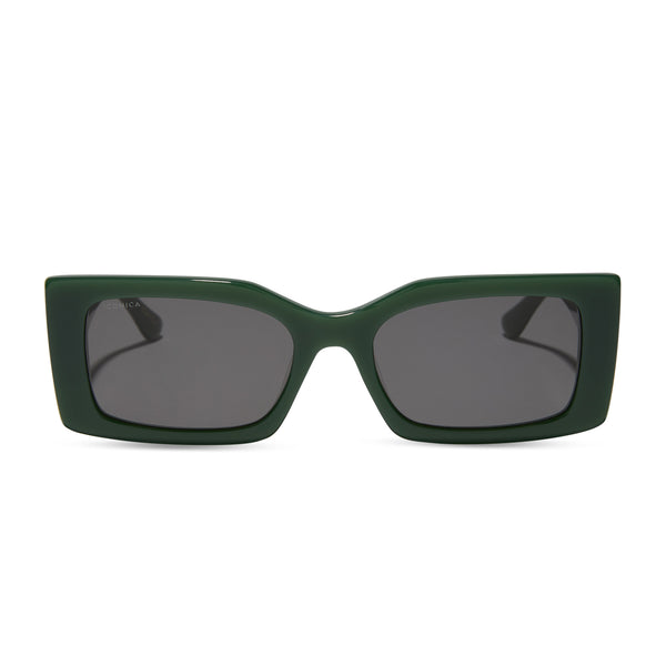 alessandra - alpine + grey + polarized sunglasses 2