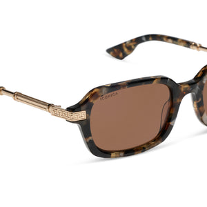 Iconica Cosette Navigator Sunglasses | Tortoise & Brown | DIFF Eyewear