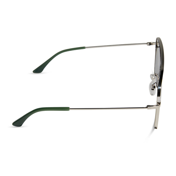 cynthia - silver w alpine temple tips + grey gradient with silver flash + polarized sunglasses 3