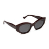 Color swatch for margot - black + grey + polarized sunglasses