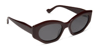 swatch for MARGOT - BORDEAUX + GREY + POLARIZED SUNGLASSES