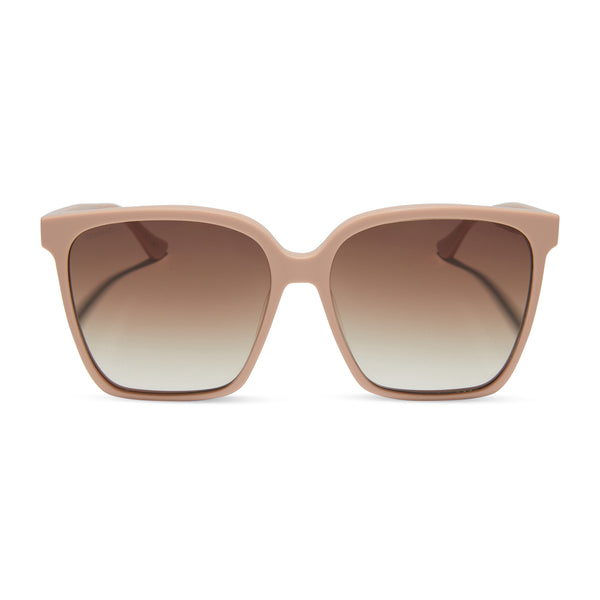 naomi - nude + brown gradient + polarized sunglasses 2