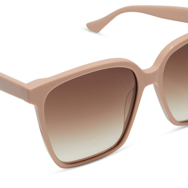 naomi - nude + brown gradient + polarized sunglasses 4