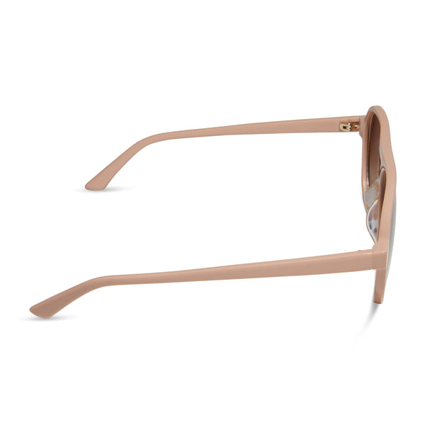 pia - nude + brown gradient + polarized sunglasses 3