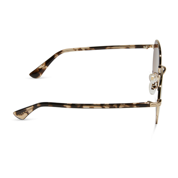 jessie james decker - jjd + gold + brown gradient sunglasses 3