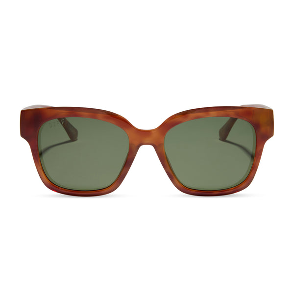 madison mealy - mae + honey tortoise + g15 + polarized sunglasses