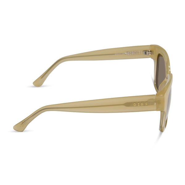 madison mealy - mae + neutral crystal + truffle + polarized sunglasses 3