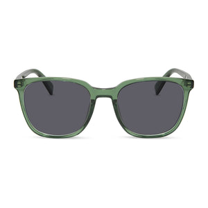 Diff Eyewear Sage Blue Light Glasses Parker Square Glasses | Sage Crystal | Diff Eyewear main image 2