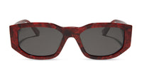 swatch for DARTH MAUL™ - MARBLED SITH™ BLACK + DATHOMIR™️ RED + SPACE GRAY + POLARIZED SUNGLASSES