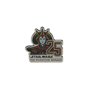 star wars phantom menace queen amidala 25 years anniversary pin