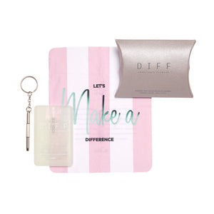 Cleaning Care Kit - Pink and White Stripes