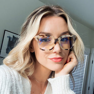 Bella XS Square Glasses | Amber Tortoise | Diff Eyewear