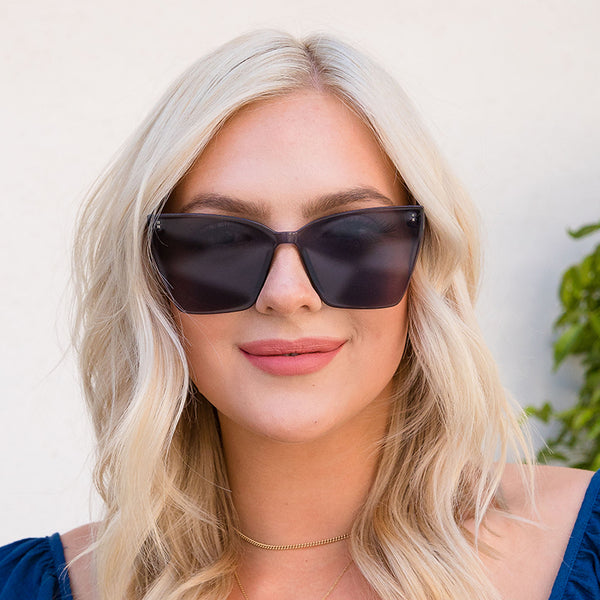 goldie - black + smoke flash sunglasses 1