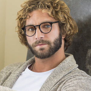 Sawyer Round Glasses | Black & Clear Blue Light Technology  display picture 3