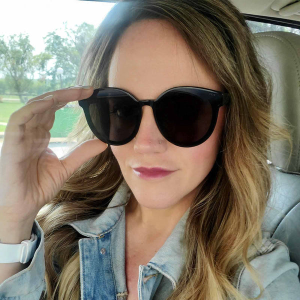 gemma - black + grey sunglasses 6