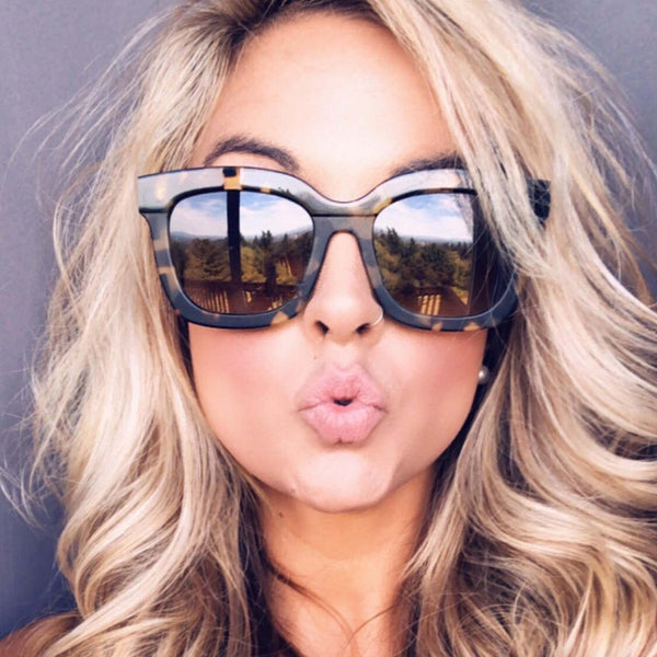 carson - amber tortoise + blue steel gradient + polarized sunglasses 6