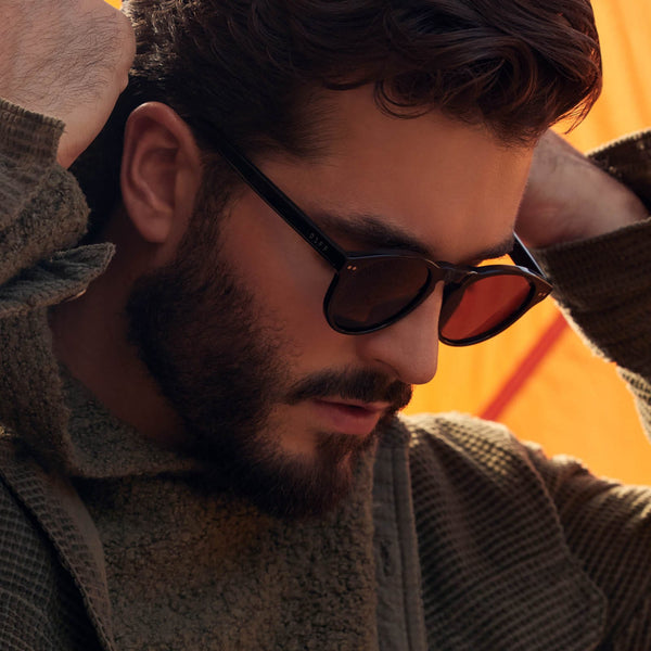 cody - black + grey + polarized sunglasses 5