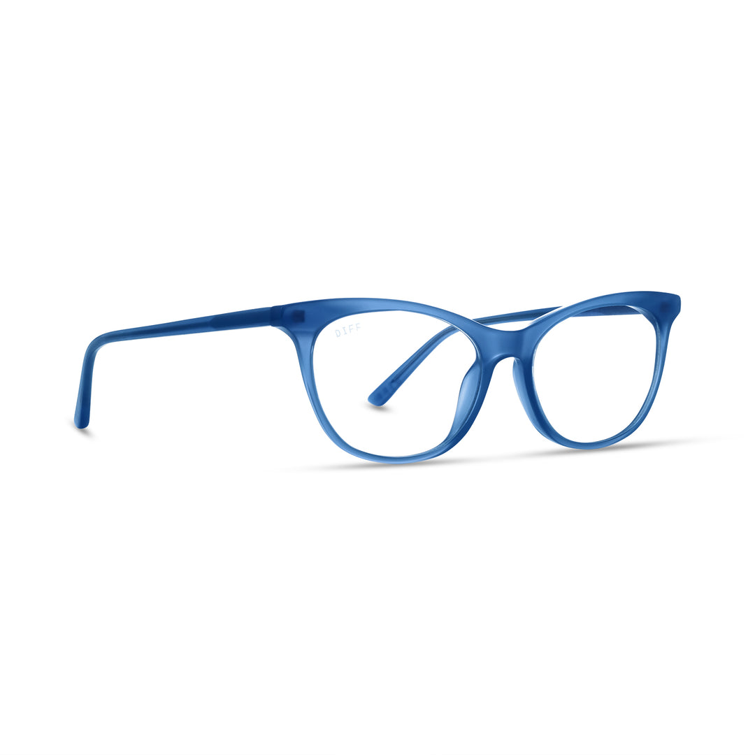 Jade Cat Eye Glasses | Blue Crystal & Blue Light Technology | DIFF Eyewear