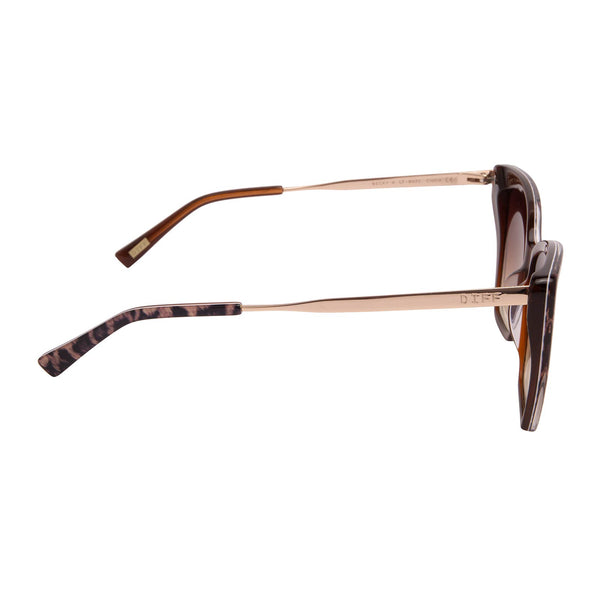 becky ii - leopard tortoise + brown gradient sunglasses 4