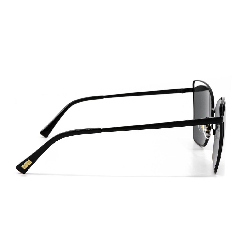 Becky III Black & Grey Oversized Sunglasses DIFF Eyewear