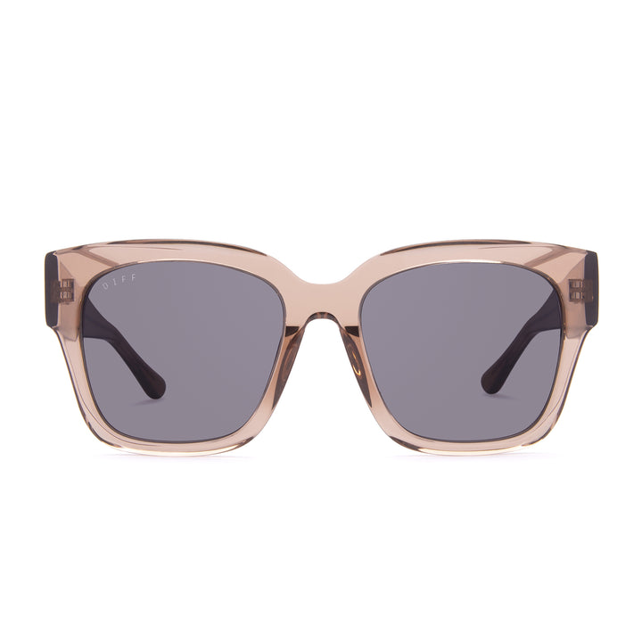 Bella II Square Sunglasses Café Ole & Brown Gradient Lenses DIFF Eyewear