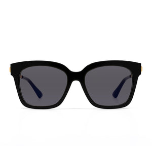 Bella XS Square Glasses | Black | Diff Eyewear
