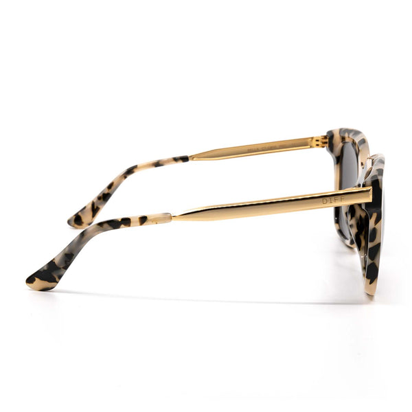 bella - cream tortoise + grey sunglasses 3