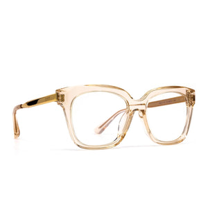 BELLA XS - BLUSH CRYSTAL + CLEAR GLASSES