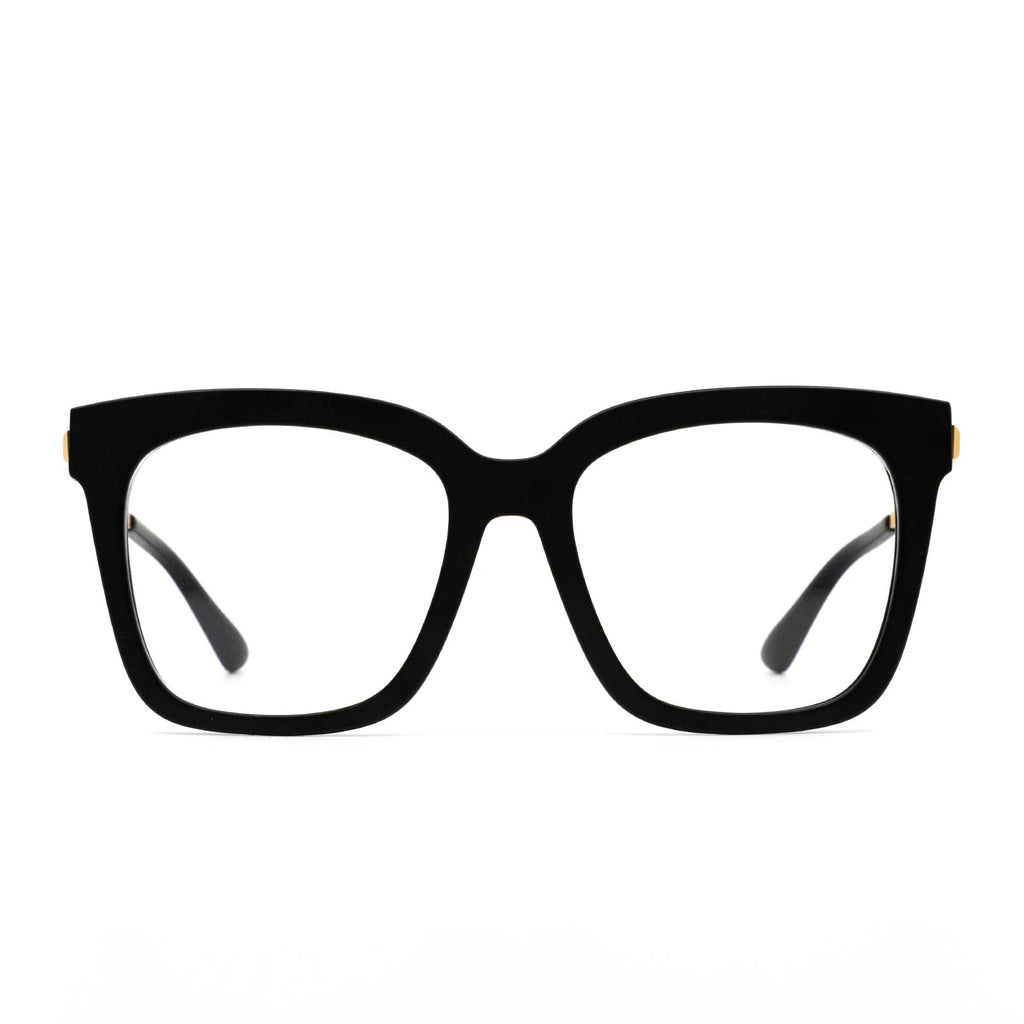 BELLA - MATTE BLACK + GLASSES