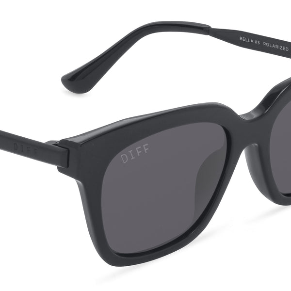 bella xs - black + grey + polarized sunglasses 3