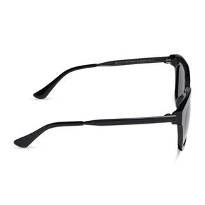 Bella XS Square Sunglasses | Black & Grey Polarized Lenses | DIFF