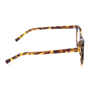 Carina Amber Tortoise prescription glasses - side
