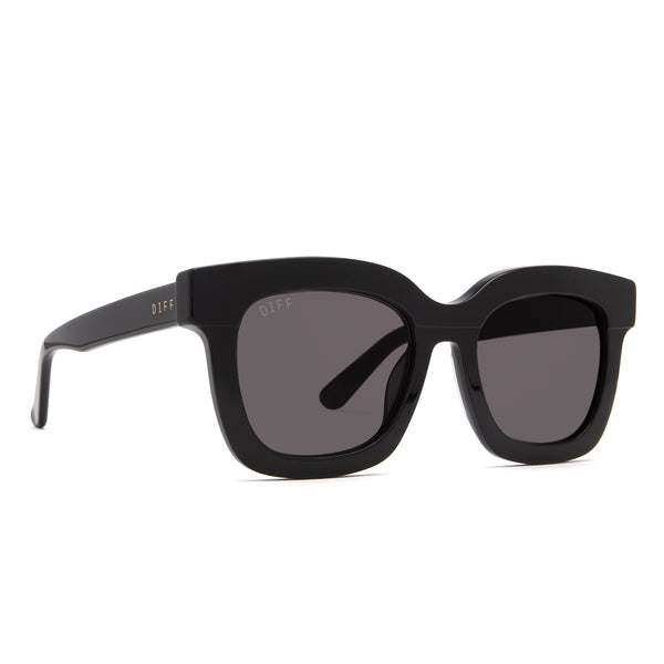 carson - black + dark smoke + polarized sunglasses 2