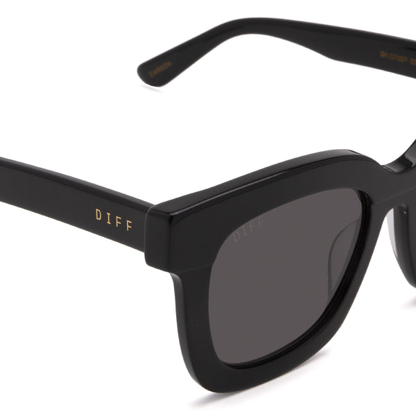 carson - black + dark smoke + polarized sunglasses 3