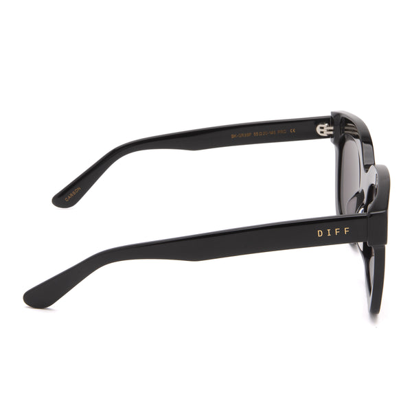 carson - black + dark smoke + polarized sunglasses 4