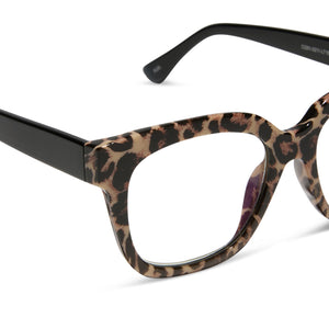 AVA - LEOPARD TORTOISE + BLUE LIGHT READERS | DIFF Eyewear display picture 1