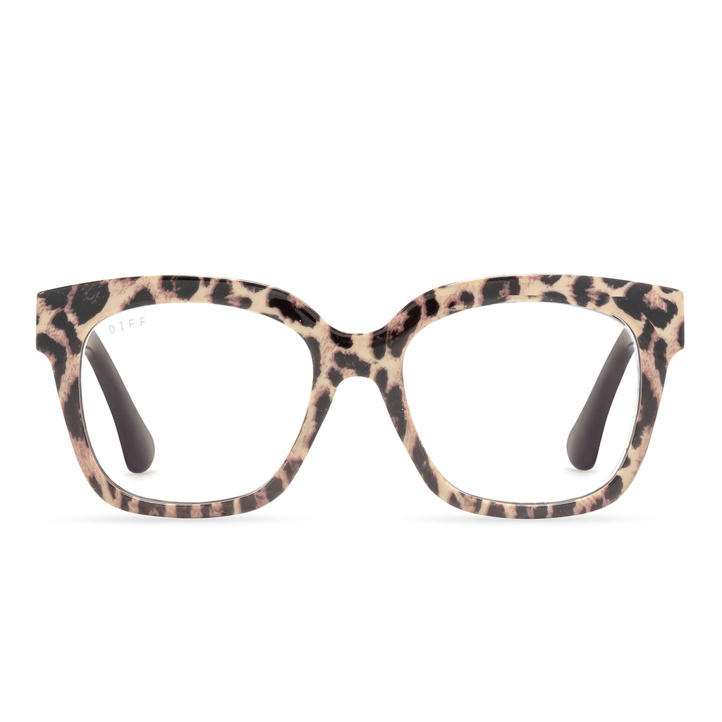 AVA - LEOPARD TORTOISE + BLUE LIGHT READERS DIFF Eyewear