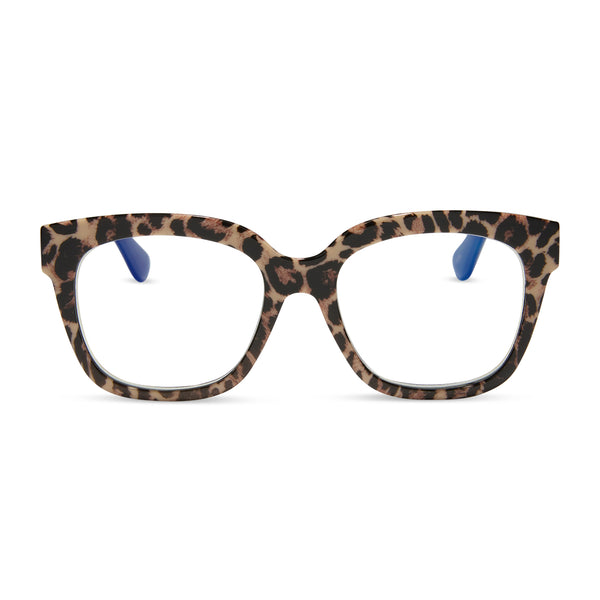 AVA BEIGE TORTOISE + BLUE LIGHT READERS | DIFF Eyewear display picture 1