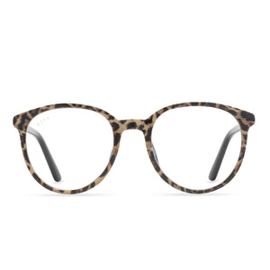 JEANNE - LEOPARD TORTOISE + BLUE LIGHT READERS front