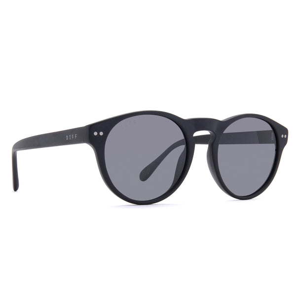 cody - matte black + grey polarized sunglasses 2