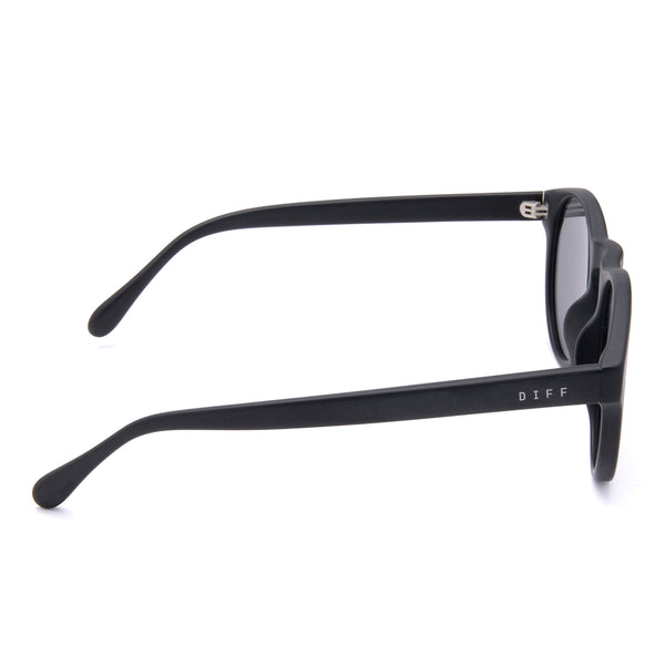 cody - matte black + grey polarized sunglasses 4