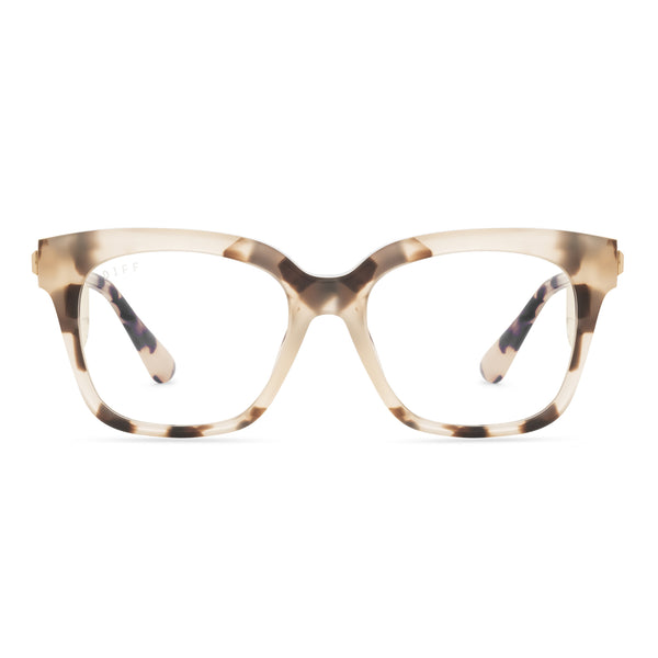 DIFF Cooper Bluelight Glasses Beige Tortoise Diff Palmer Tortoise, Beige Prescription Eyeglasses main image 4