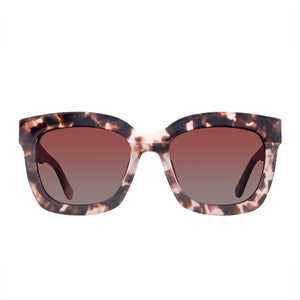 CARSON - HIMALAYAN TORTOISE + ROSE GRADIENT + POLARIZED SUNGLASSES