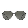 Color swatch for dash - matte black + solid grey + polarized sunglasses