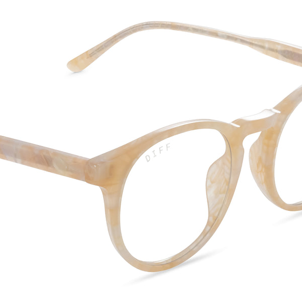sawyer - citrine pearl + blue light technology glasses 2