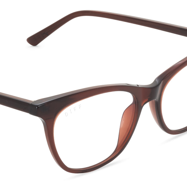 jade - chesnut crystal + blue light technology glasses 2