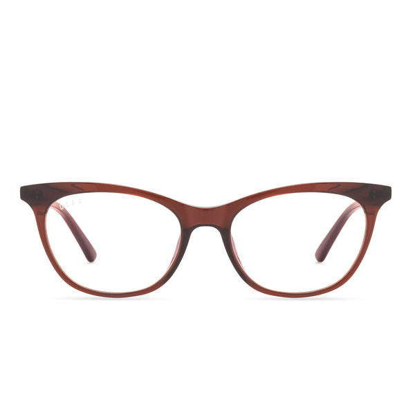 jade - chesnut crystal + blue light technology glasses