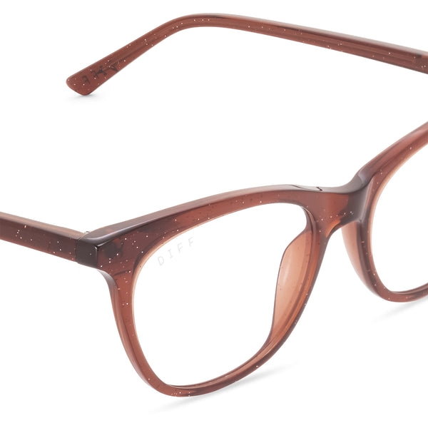 jade - festive chestnut + blue light glasses 2