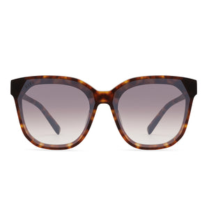 GIA - AMBER TORTOISE + BROWN GRADIENT MIRROR FRONT